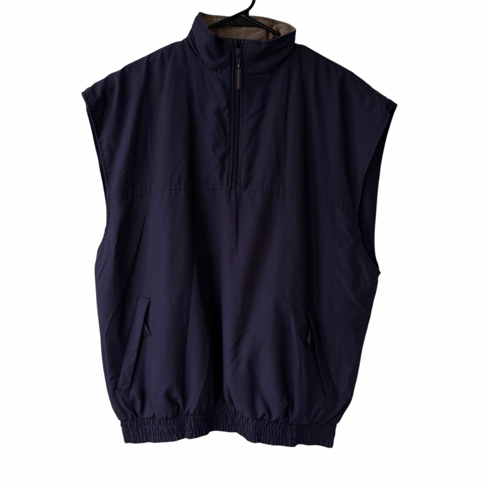 Sun Mountain‎ Navy Blue Sleeveless Waterproof Performance Pullover Vest Size L
